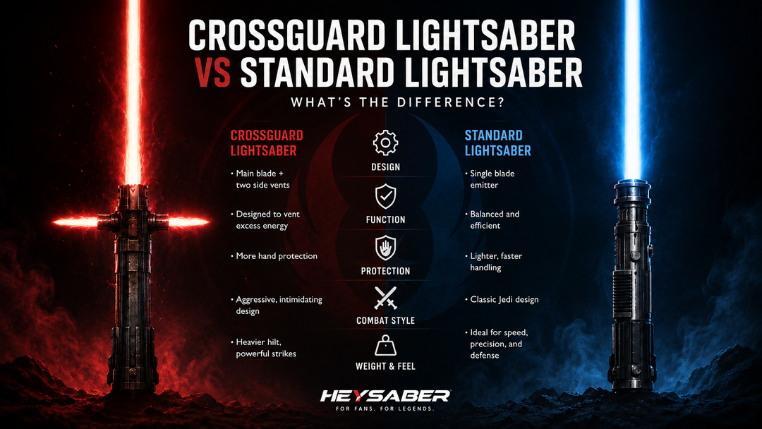 What Is a Crossguard Lightsaber? Crossguard vs Standard Lightsaber