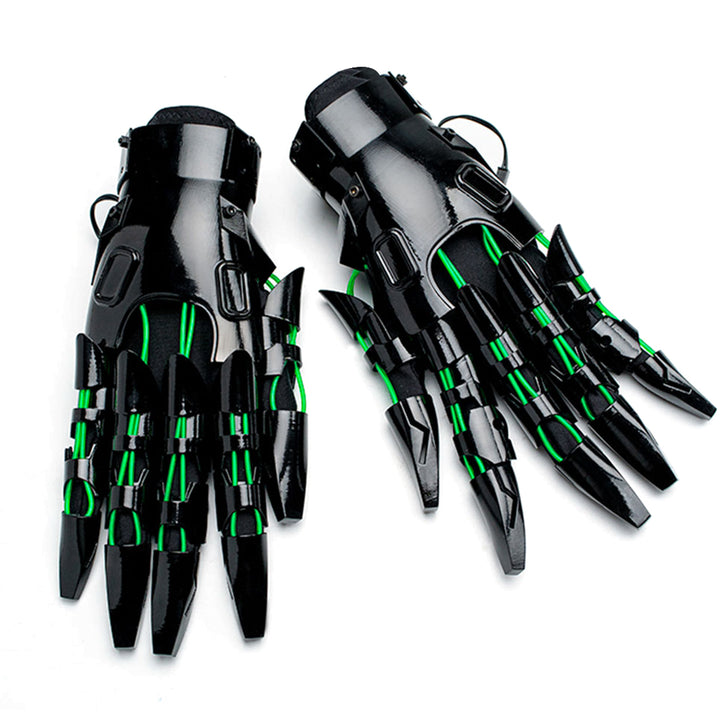 Punk Hand Armor with Light for Halloween Cosplay