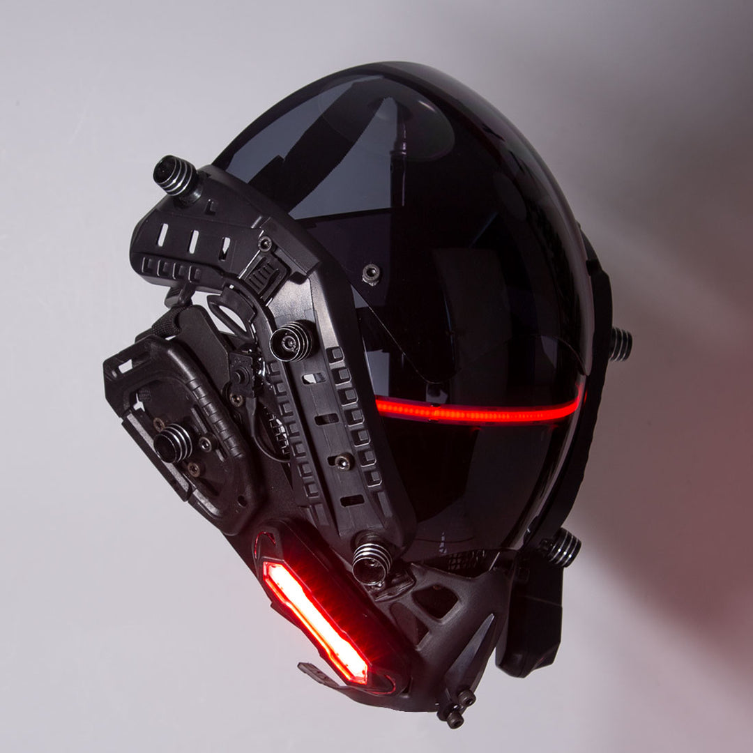 Cyber Punk Samurai Technology Helmet Mask