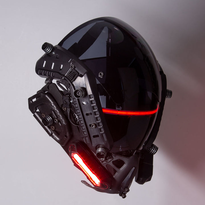 Cyber Punk Samurai Technology Helmet Mask