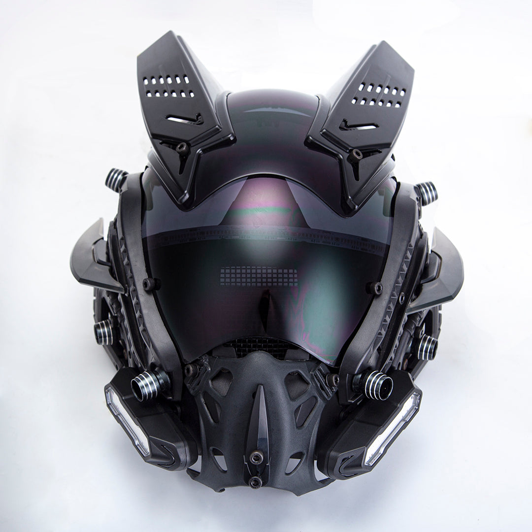 Cyber Punk Samurai Technology Helmet Mask