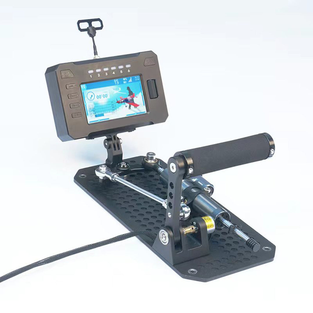 FF10 Flight Simulator Controller 10-Link 2.4G RC Transmitter with Throttle