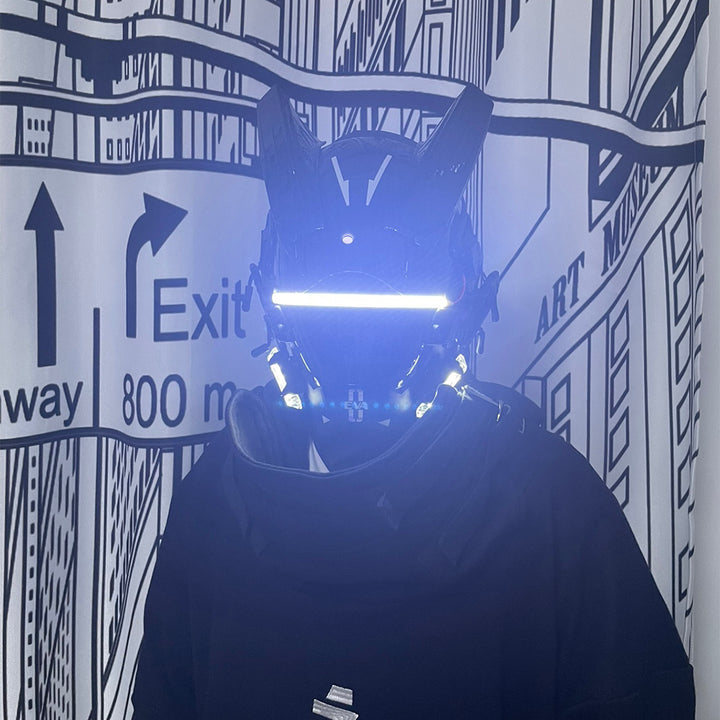 Cyberpunk Hornet LED Helmet