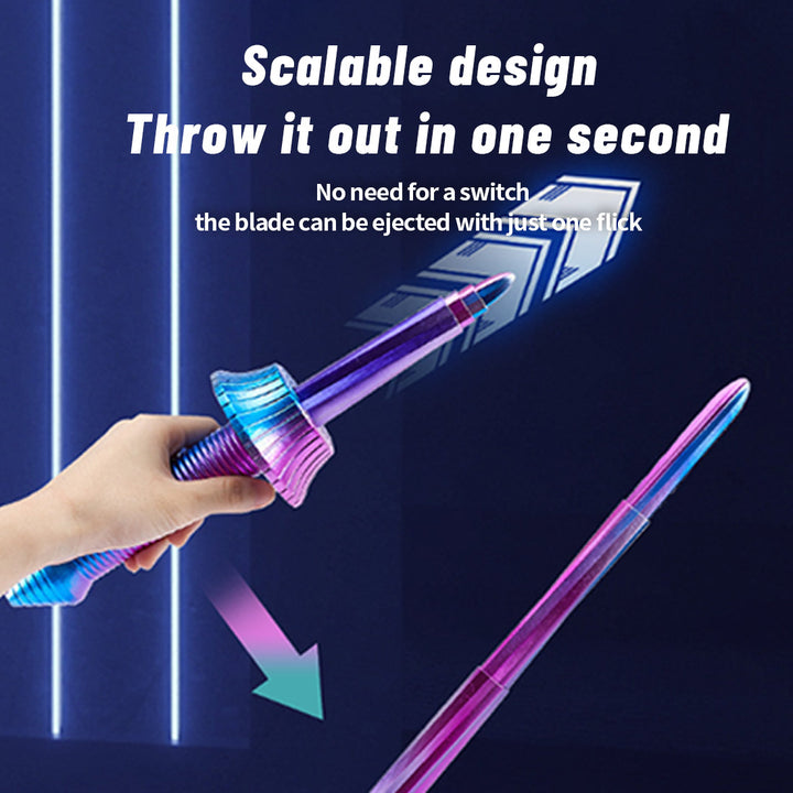 3D Printed Twisting Gradient Collapsible Sword