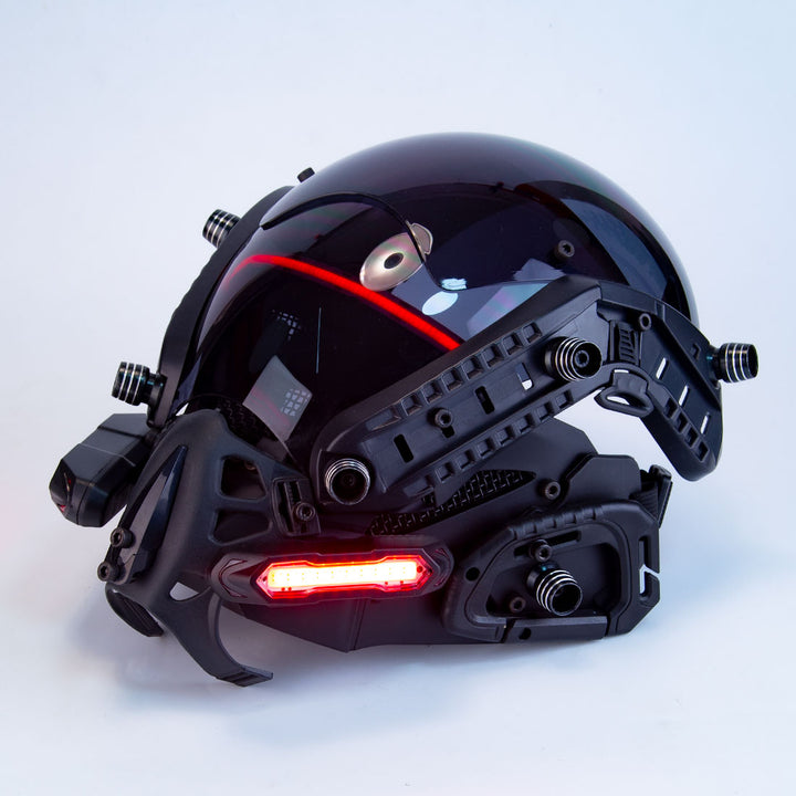 Cyber Punk Samurai Technology Helmet Mask