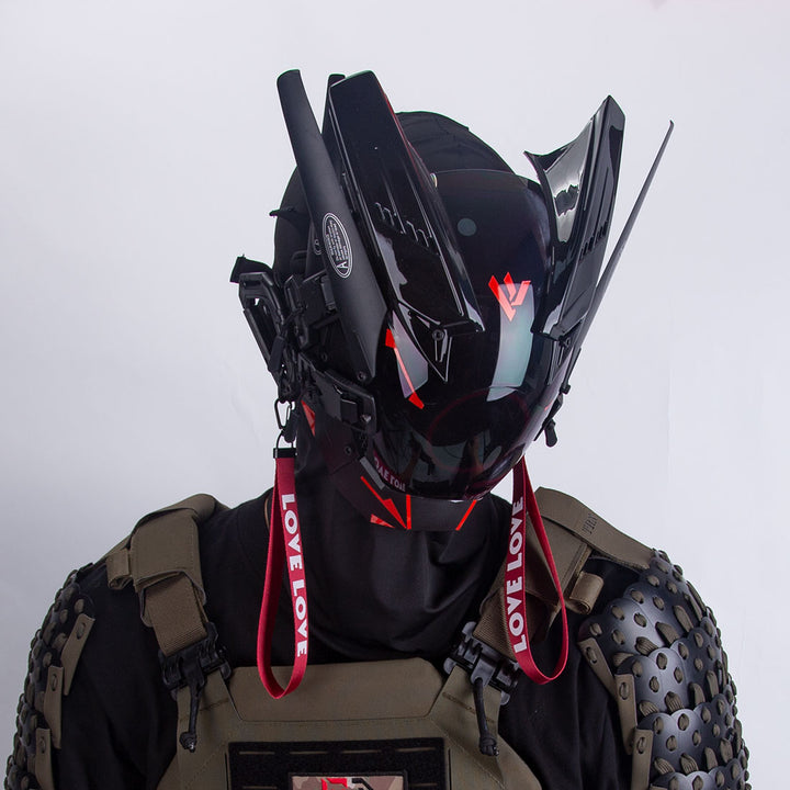 Tactical Predator Cyberpunk Style Full Face Helmet