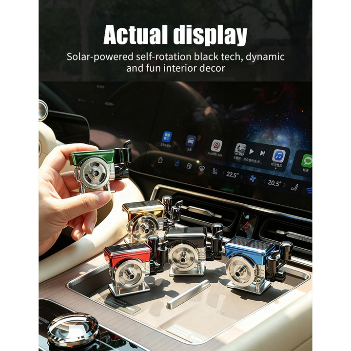 Solar Powered Engine Car Air Freshener