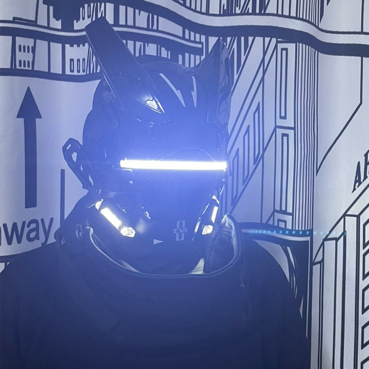 Cyberpunk Hornet LED Helmet