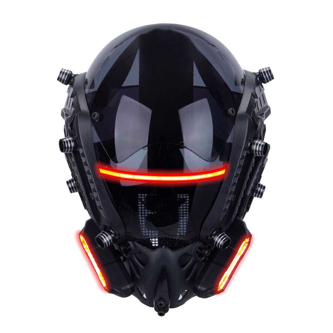 Cyber Punk Samurai Technology Helmet Mask A