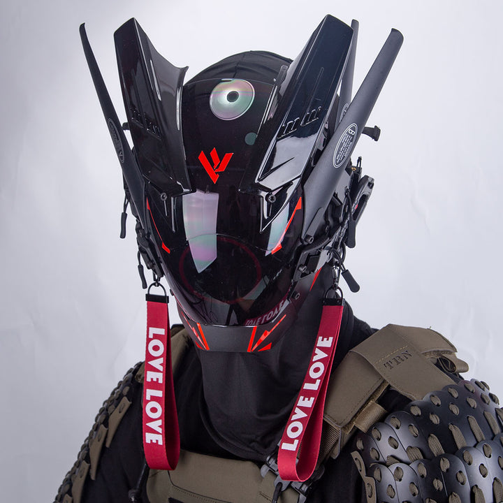 Tactical Predator Cyberpunk Style Full Face Helmet