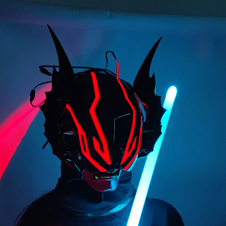 Future Punk Hannya Demon Mask