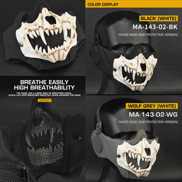 Fangs Mask Half-face Mask