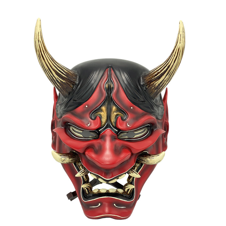 Samurai Ghost Mask Japanese Mask for Halloween Cosplay