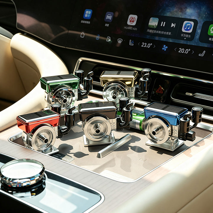 Solar Powered Engine Car Air Freshener
