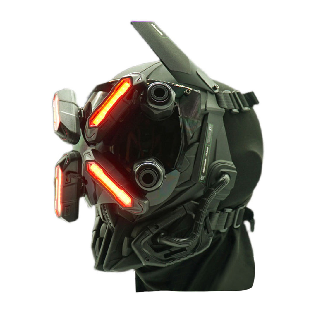 Future Punk Tech Helmet Mask LED Edition