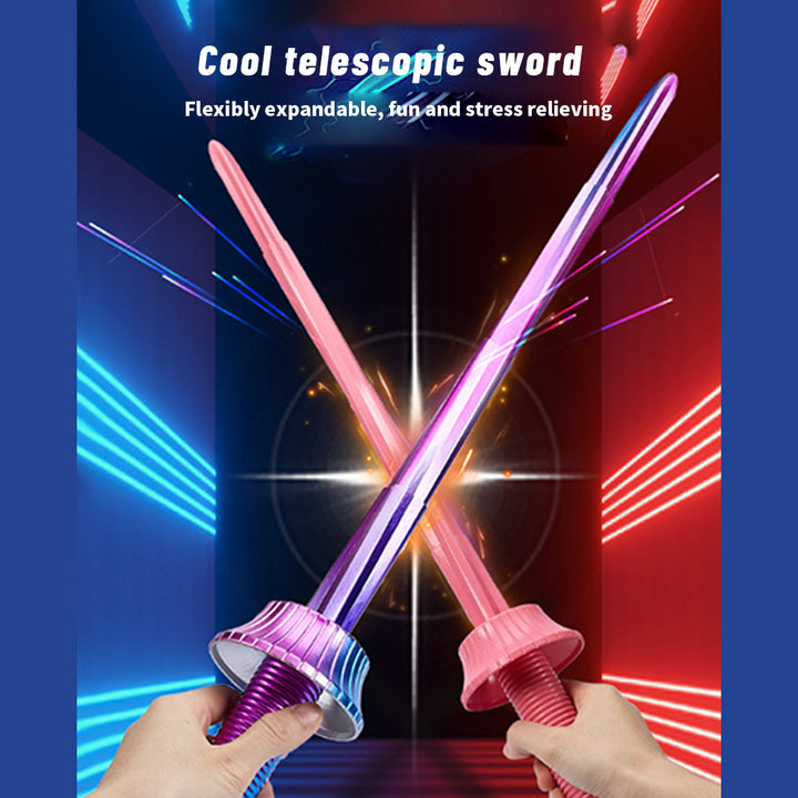 3D Printed Twisting Gradient Collapsible Sword
