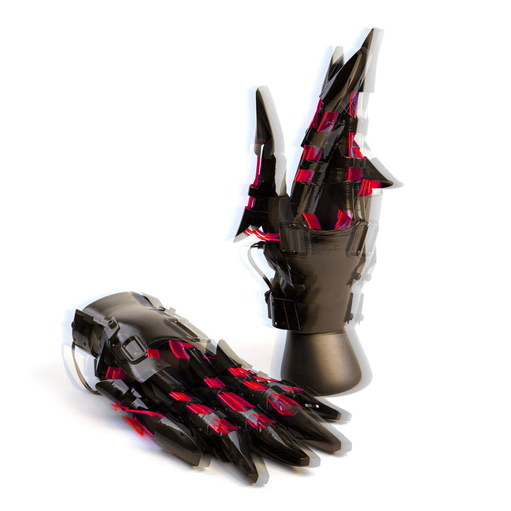 Mechanical Hand Armor with Light 