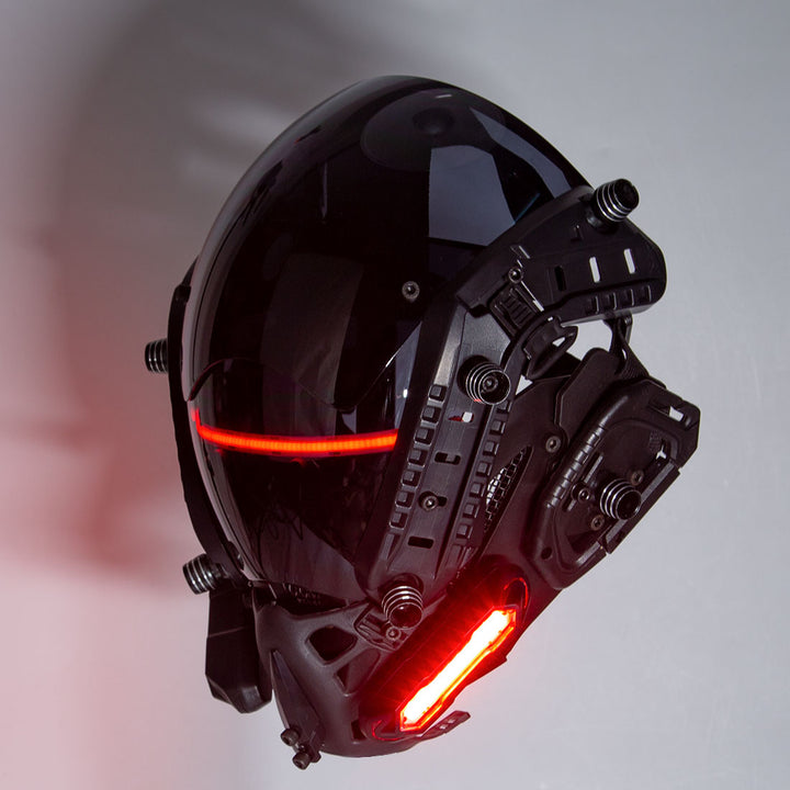 Cyber Punk Samurai Technology Helmet Mask