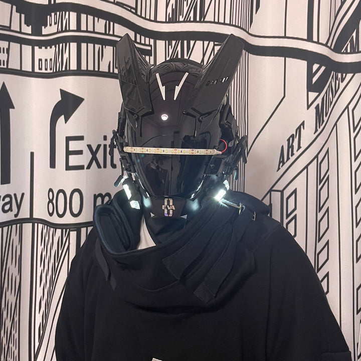Cyberpunk Hornet LED Helmet