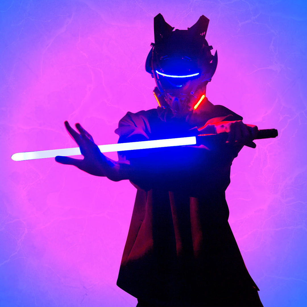Cyber Punk Samurai Technology Helmet Mask