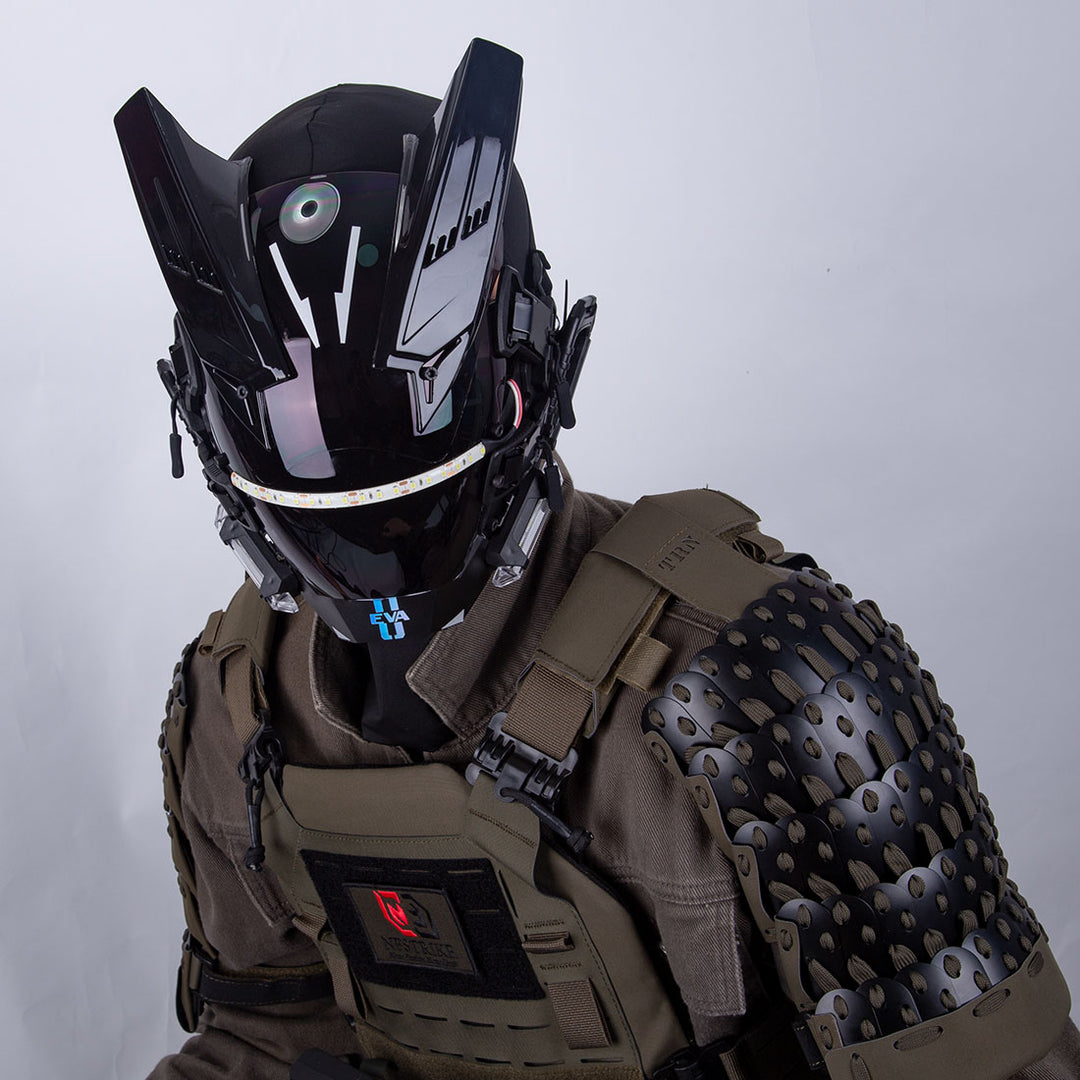 Cyberpunk Hornet LED Helmet