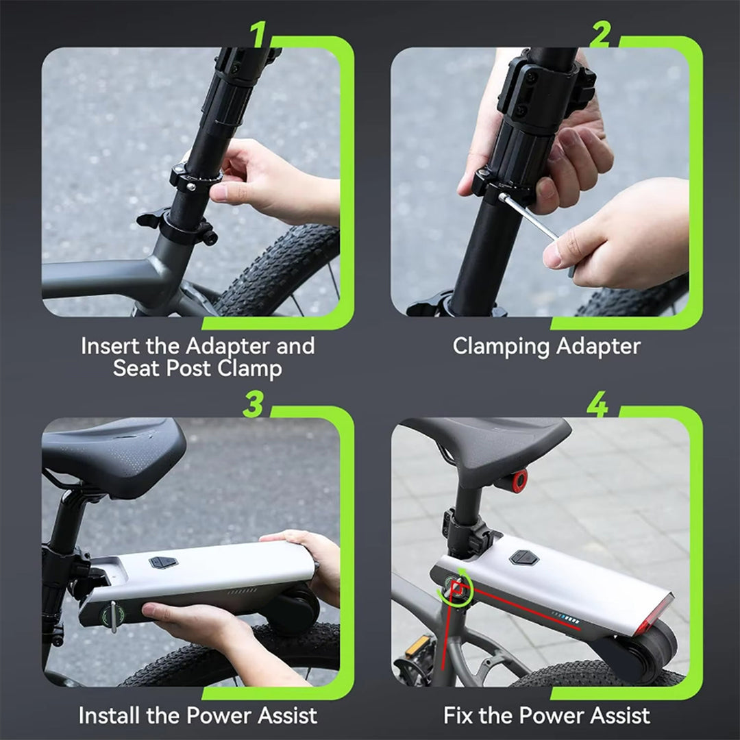 E-bike Conversion Kit 25KMH Maximum Speed 50KM Range Electric Bicycle Power Assist