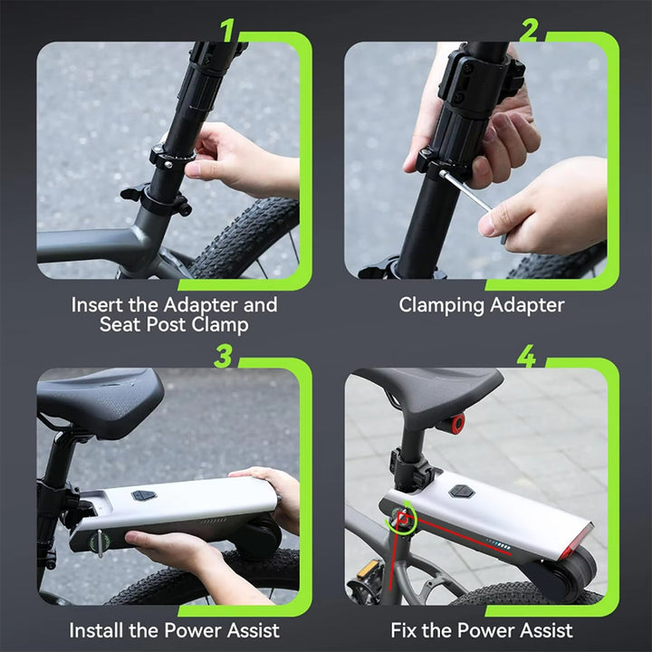 E-bike Conversion Kit 25KMH Maximum Speed 50KM Range Electric Bicycle Power Assist