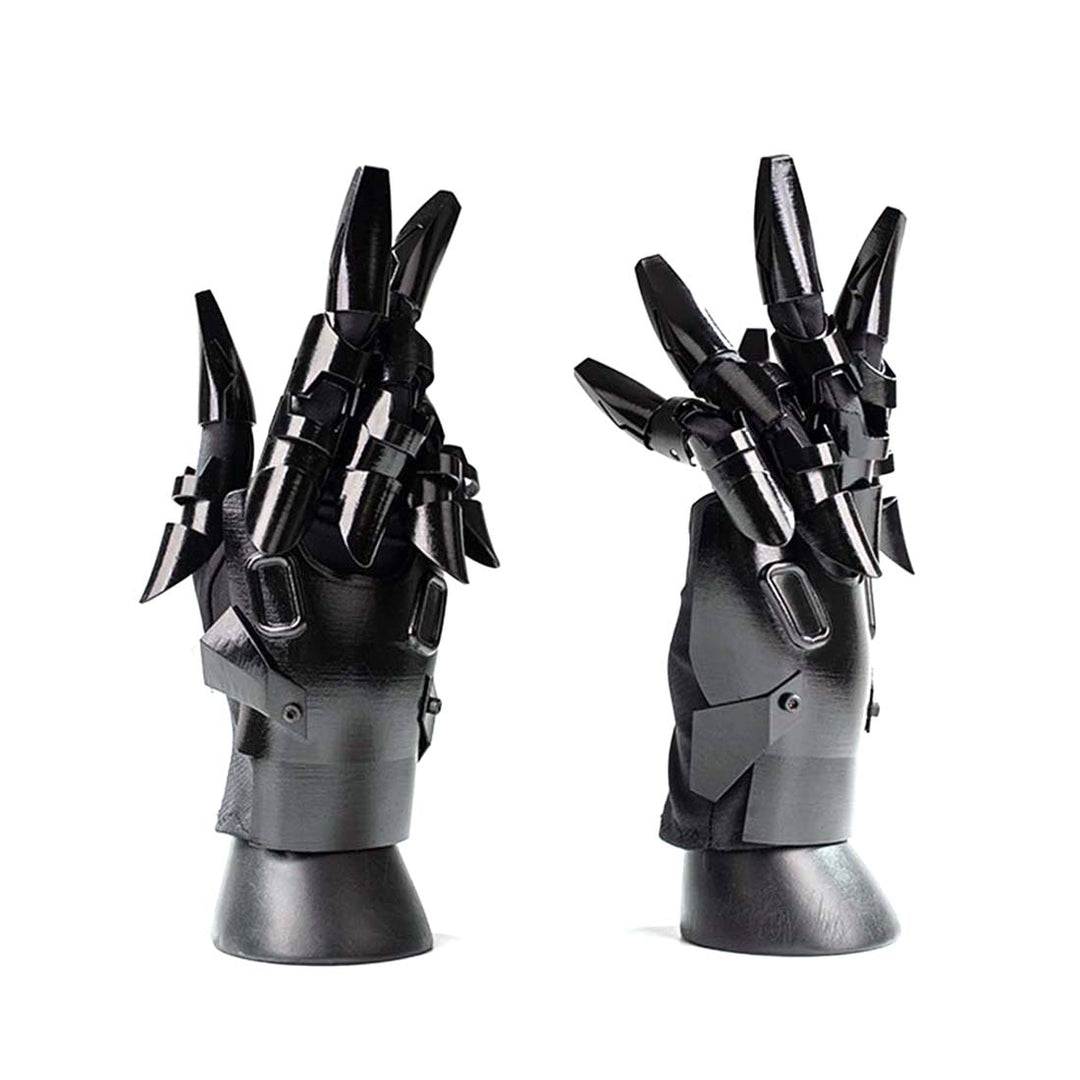 Punk Hand Armor with Light for Halloween Cosplay