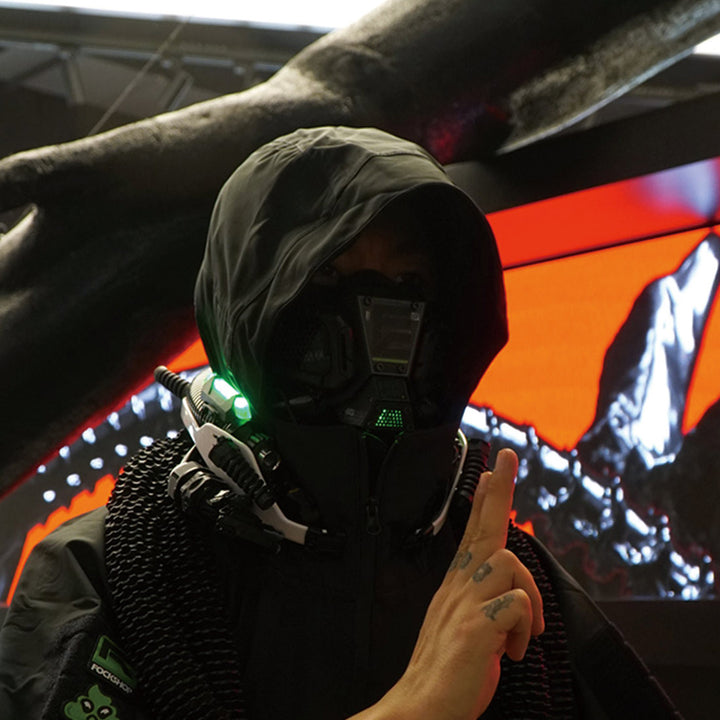 Future Punk Half-Face Mask (Illuminated Version)