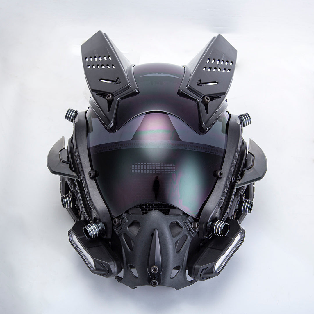 Cyber Punk Samurai Technology Helmet Mask