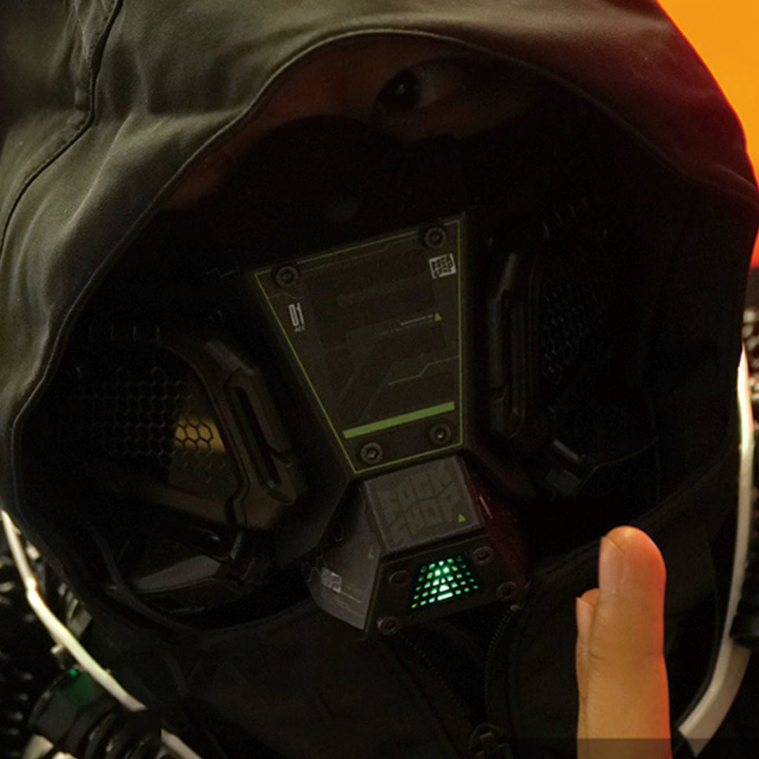 Future Punk Half-Face Mask (Illuminated Version)