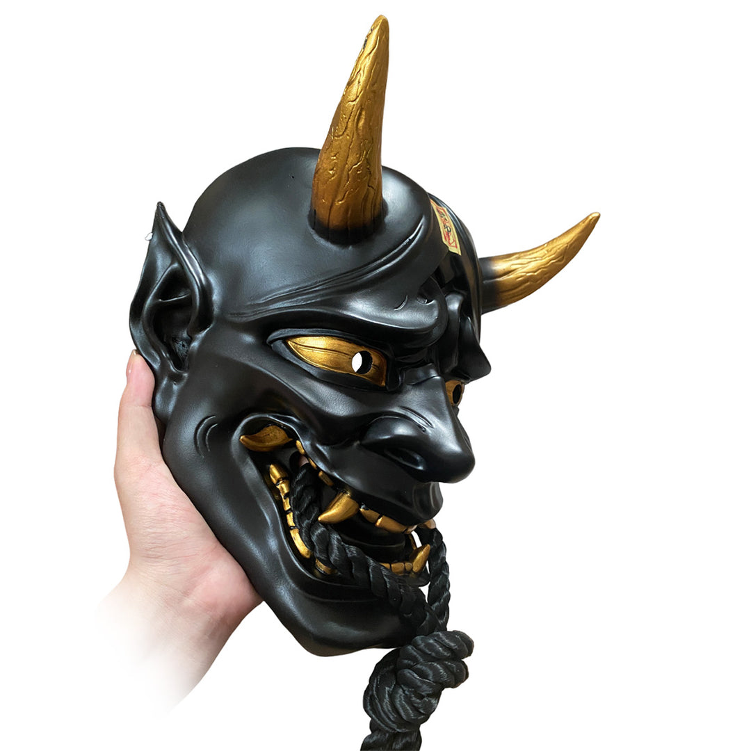 Samurai Ghost Mask Japanese Mask for Halloween Cosplay